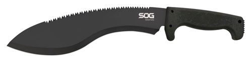 SOG MACHETE SOGFARI KUKRI BLACK W/SHEATH - for sale