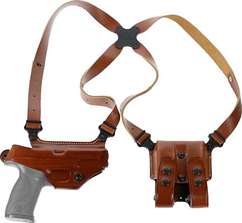 GALCO MIAMI SHOULDER SYSTEM RH LEATHER 1911 3-5" TAN - for sale