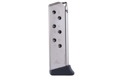 MEC-GAR MAG WALTHER PPK/S 380ACP 7RD FINGER REST NICKEL - for sale