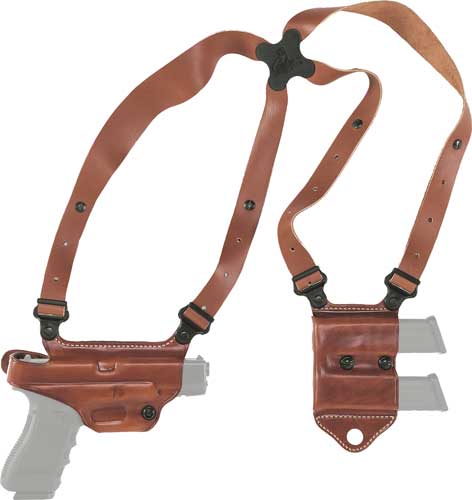 GALCO MIAMI II SHOULDER SYSTEM RH LEATHER 1911 3-5" TAN - for sale