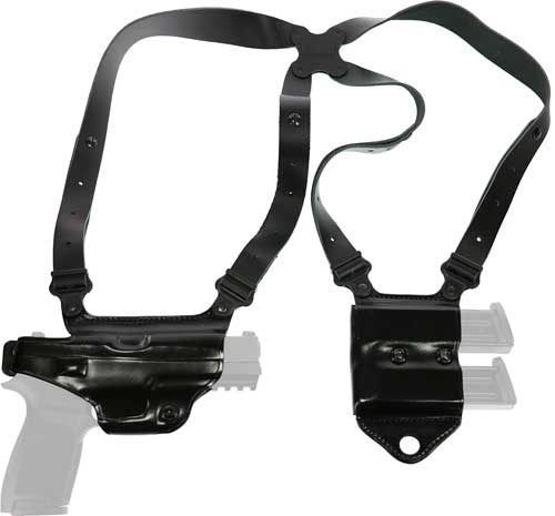 GALCO MIAMI II SHOULDER SYSTEM RH LEATHER M&P SHLD 9/40 BLK - for sale