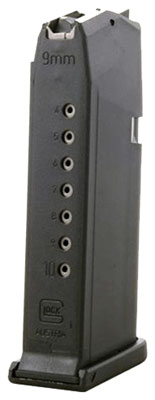 GLOCK OEM MAGAZINE MODEL 17 9MM LUGER 10RD - for sale