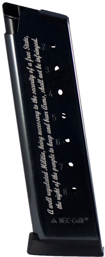 MEC-GAR MAGAZINE 1911 GOVT. 45ACP 8RD BLUED 2ND AMENDMENT - for sale