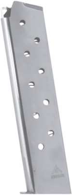 MEC-GAR MAGAZINE 1911 GOVT. .45ACP 10RD EXTENDED NICKEL - for sale