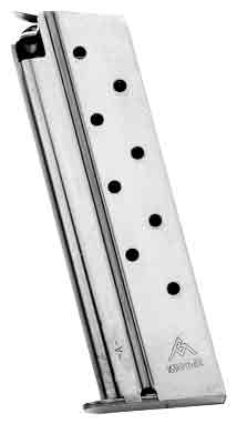 MEC-GAR MAGAZINE 1911 GOVT. 38 SUPER 9RD NICKEL - for sale