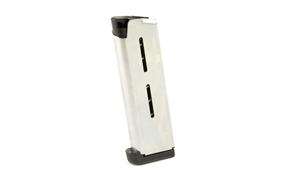 WILSON MAGAZINE OFFICER 45ACP 7RD W/STD. PAD STAINLESS - for sale