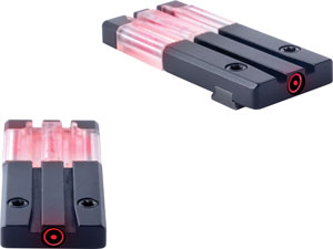 MEPROLIGHT FIBER TRITIUM RED CIRCLE DOT REAR SGT FOR GLOCK! - for sale