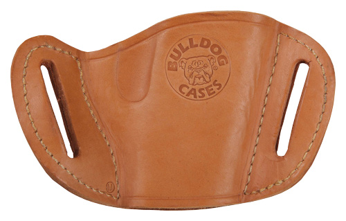 BULLDOG BELT SLIDE HOLSTER TAN RH SMALL FRAME REVOLVERS 2-4" - for sale