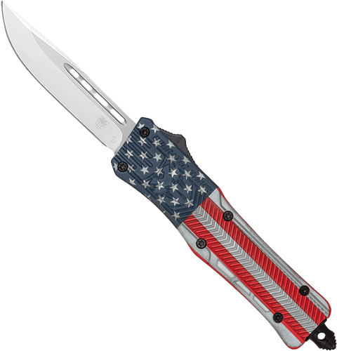 COBRATEC MEDIUM CTK1 OTF AMERICAN FLAG 3" DROP POINT - for sale