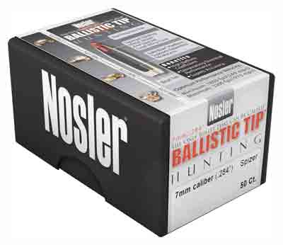 NOSLER BULLETS 7MM .284 140GR BALLISTIC TIP 50CT - for sale