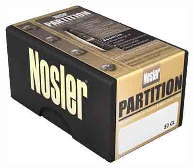 NOSLER BULLETS 6MM .243 100GR PARTITION 50CT - for sale