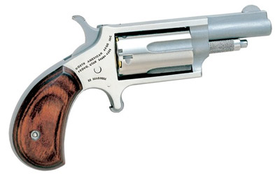 NAA MINI-REVOLVR 22WMR 1-5/8" S/S MATTE WOOD - for sale