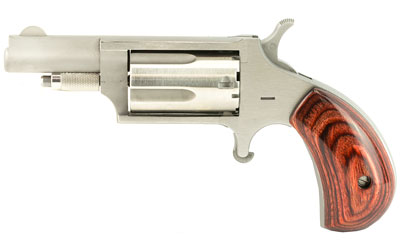 NAA MINI-REVOLVER COMBO 22LR/22WMR 1-5/8" S/S WOOD - for sale
