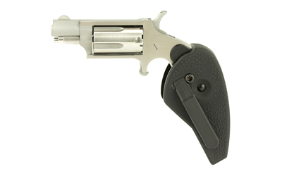 NAA MINI-REVOLVR 22WMR 1-1/8" S/S MATTE W/HOLSTER GRIP - for sale