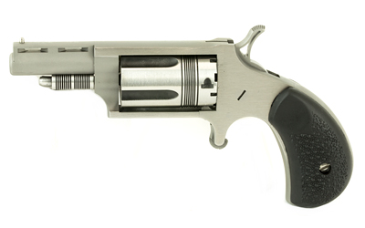 NAA MINI-REVOLVER "WASP" 22WMR 1-5/8" S/S MATTE BLACK RUBBER - for sale