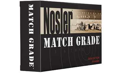 NOSLER MATCH GRADE 308WIN 168G CUSTOM COMP HPBT 20RD 10BX/CS - for sale