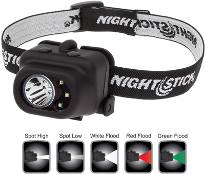 NIGHTSTICK MULTI-FUNCTION HEADLAMP 210 LUMEN GREEN/RED - for sale