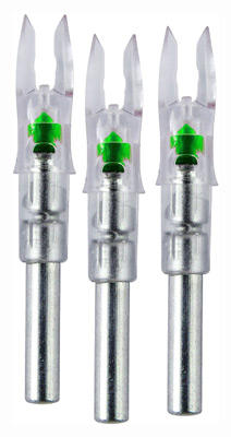 NOCKTURNAL LIGHTED NOCK GT-SERIES GREEN 3/PACK - for sale