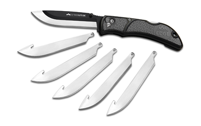 OUTDOOR EDGE 3.5" RAZOR LITE EDC FOLDER GRAY W/6 BLADES - for sale