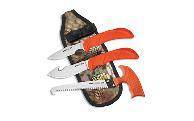OUTDOOR EDGE WILDGUIDE 3 PIECE HUNTING COMBO W/KRYPEK SHEATH - for sale