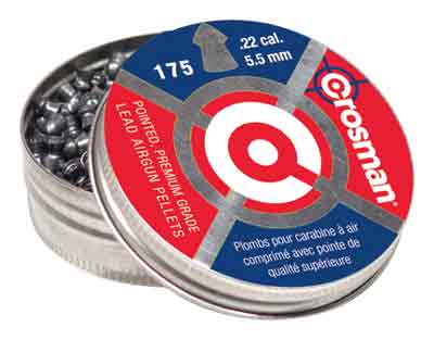 CROSMAN .22 POINTED PELLETS 175/TIN - for sale