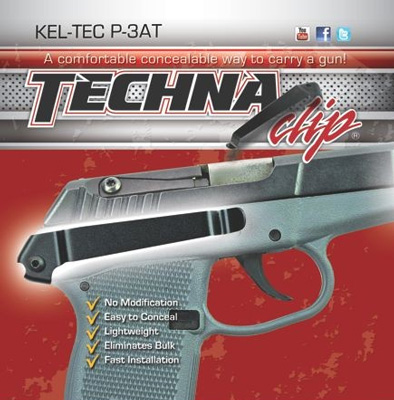 TECHNA CLIP HANDGUN RETENTION CLIP KEL-TECH P3AT RIGHT SIDE - for sale