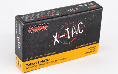PMC 7.62x51 (7.62 NATO) 147GR FMJ-BT 20RD 25BX/CS - for sale