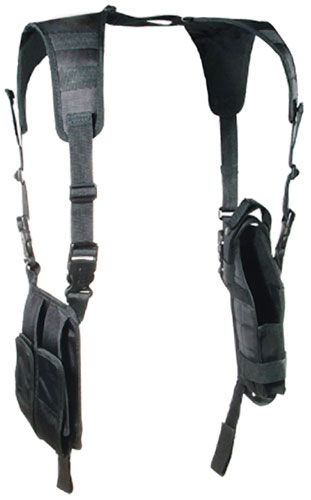 UTG HOLSTER LE VERTICAL SHOULDER HOLSTER BLACK - for sale