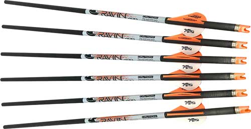 RAVIN XBOW ARROW PREMIUM CARBON W/2" VANE .001" 6PK* - for sale