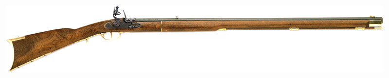 TRADITIONS KENTUCKY RIFLE 50 CAL FLINTLOCK 33.5" BLUED/HRWD - for sale