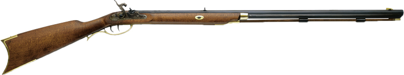 TRADITIONS CROCKETT RIFLE 32 CAL 32" PERCUSSION BLUED/HRDWD - for sale