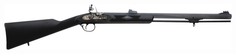 TRADITIONS DEERHUNTER RIFLE .50 CAL 24" FLINTLOCK BLUE/SYN - for sale