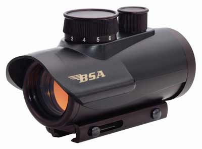 BSA 1X30MM RED DOT SIGHT 5-M.O.A. DOT BLACK MATTE - for sale