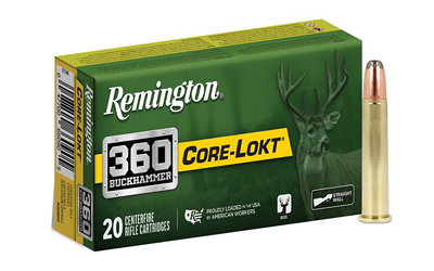 REMINGTON 360 BUCKHAMMER 180GR SP CORE-LOKT 20RD 10BX/CS - for sale