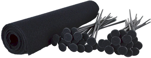 GSS LARGE RIFLE ROD KIT 40 BLK RIFLE RODS .22 CAL 19"X45" - for sale