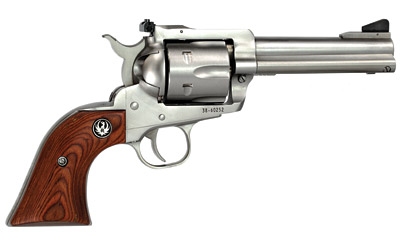 RUGER BLACKHAWK .357MAG 4.62" AS STAINLESS HARDWOOD - for sale