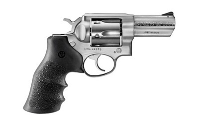 RUGER GP100 357MAG 3" FS STAINLESS HOGUE MONOGRIP - for sale