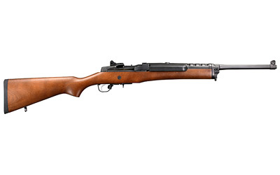 RUGER MINI-14 RANCH  5.56MM BLUED HARDWOOD W/5RND MAGAZINE - for sale