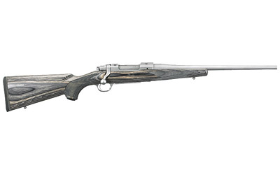 RUGER M77 HAWKEYE COMPACT 308 MATTE S/S GREY/BLACK LAMINATE - for sale