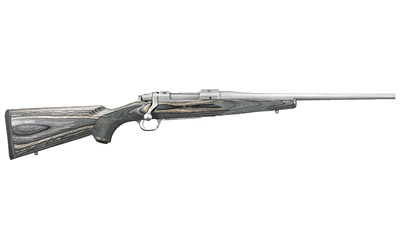 RUGER M77 HAWKEYE COMPACT 7MM-08 MATTE S/S BLACKLAMINATE - for sale