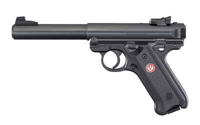 RUGER MARK IV TARGET 22LR 5.5" BULL AS BLACK PLASTIC - for sale