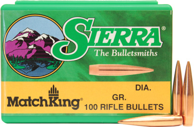 SIERRA BULLETS .22CAL .224 69GR HP-BT MATCH 100CT - for sale