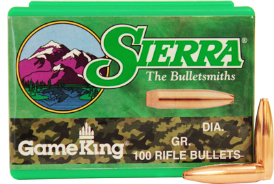 SIERRA BULLETS .22 CAL .224 55GR HP-BT 100CT - for sale