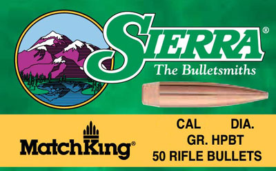 SIERRA BULLETS 6MM .243 107GR HP-BT MATCH 100CT - for sale