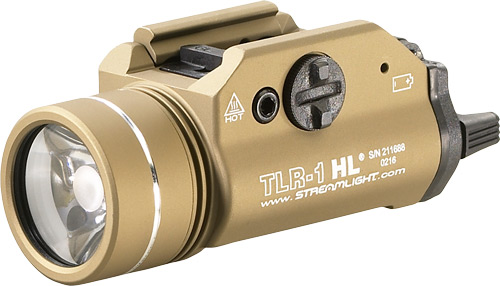 STREAMLIGHT TLR-1 HL C4 WHITE LED LIGHT W/RAIL MOUNT FDE - for sale