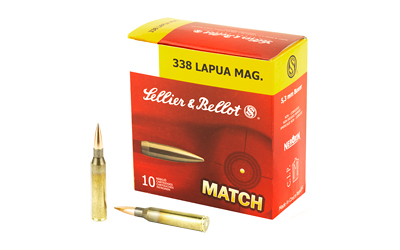 S&B 338LAPUA 250GR SIERRA HPBT 10/BX - for sale