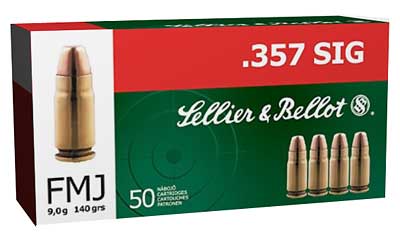 S&B 357 SIG 140GR FMJ 50RD 20BX/CS - for sale