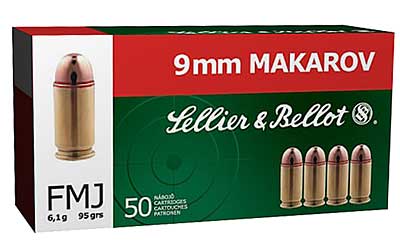 S&B 9MM MAKAROV 95GR FMJ-RN 50RD 20BX/CS - for sale
