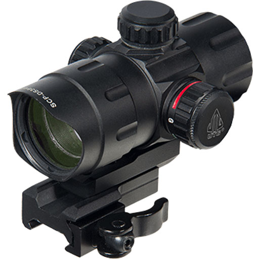 UTG RED DOT 4.0 MOA DOT 38MM T-DOT RED/GRN W/INTEGRAL QD MT - for sale