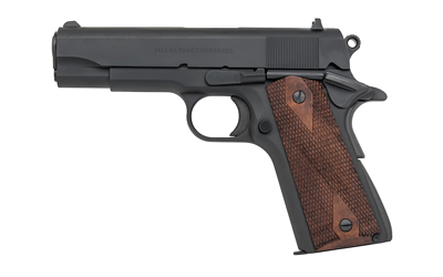 TISAS 1911 TANK COMMANDR 9MM 4.25" BBL WOOD GRIP 9RD BLACK - for sale